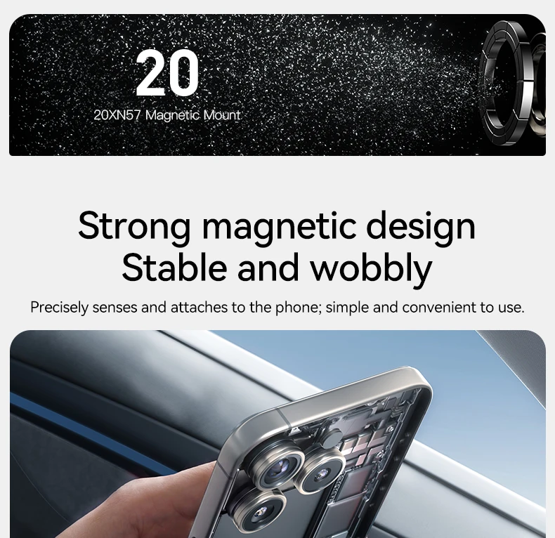YZ Magnetic Silicone Phone Holder Fit Tesla Model YL Y 3 Juniper Highland Anti-Shake Strong Magnet for iphone 17 16 15 Car Mount