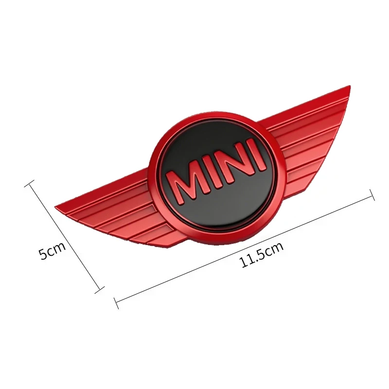 MINI Car Rear Front Hood Emblem Badge Decoration Accessories For MINI Cooper S Works JCW R55 R56 R50 R53 R60 R61 F54 F55 F56 F57