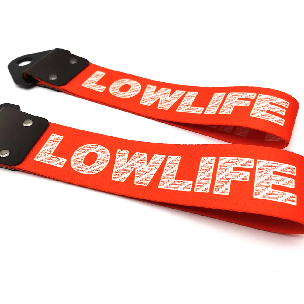 JDM Racing Culture Car Pendant Tow Strap Belt Tow Rope Ribbon Trailer Rope Bumper Towing Strap FOR Red Sun Accessories