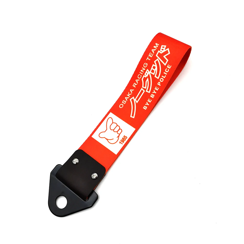 JDM Racing Culture Car Pendant Tow Strap Belt Tow Rope Ribbon Trailer Rope Bumper Towing Strap FOR Red Sun Accessories