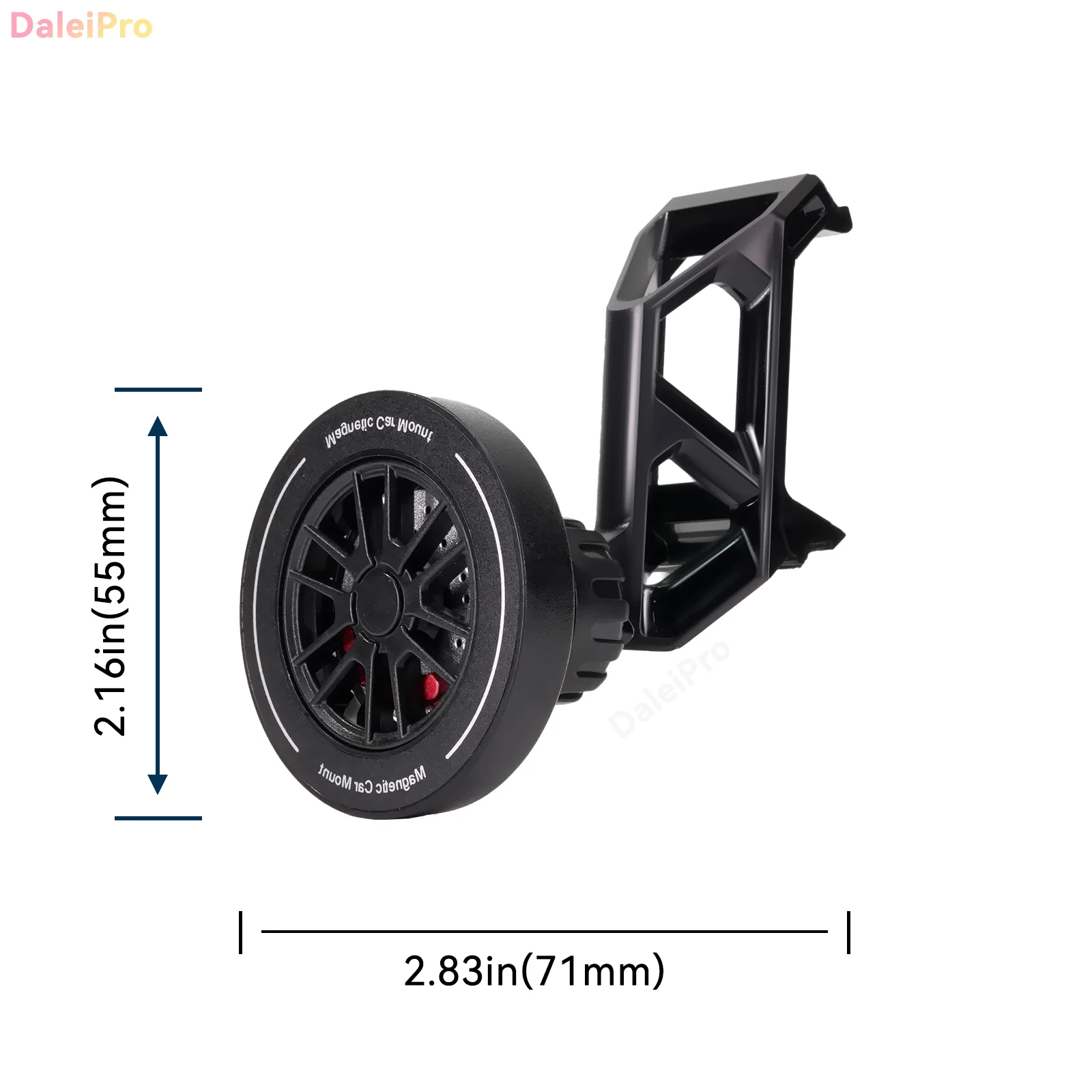 Custom Fit for Audi Q5 SQ5 2018-2023 2024 Magnetic Phone Mount Airflow Cooling Phone Holder 360° Swivel Dashboard Holder Base