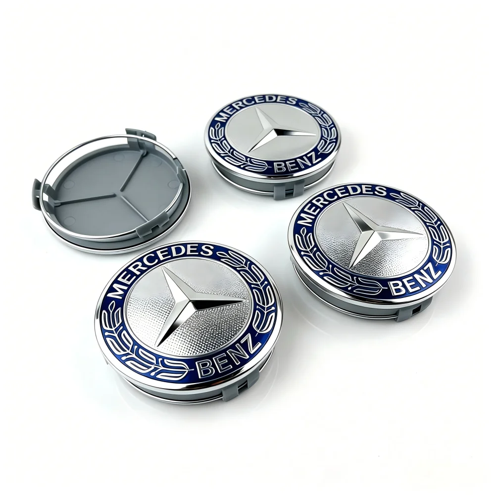 4pcs 75mm Car Wheel Center Hub Cap Emblem For Mercedes Benz B/C/E/S W204 W205 W212 W213 W221 W177 W246 GLA GLC CLA Accessories