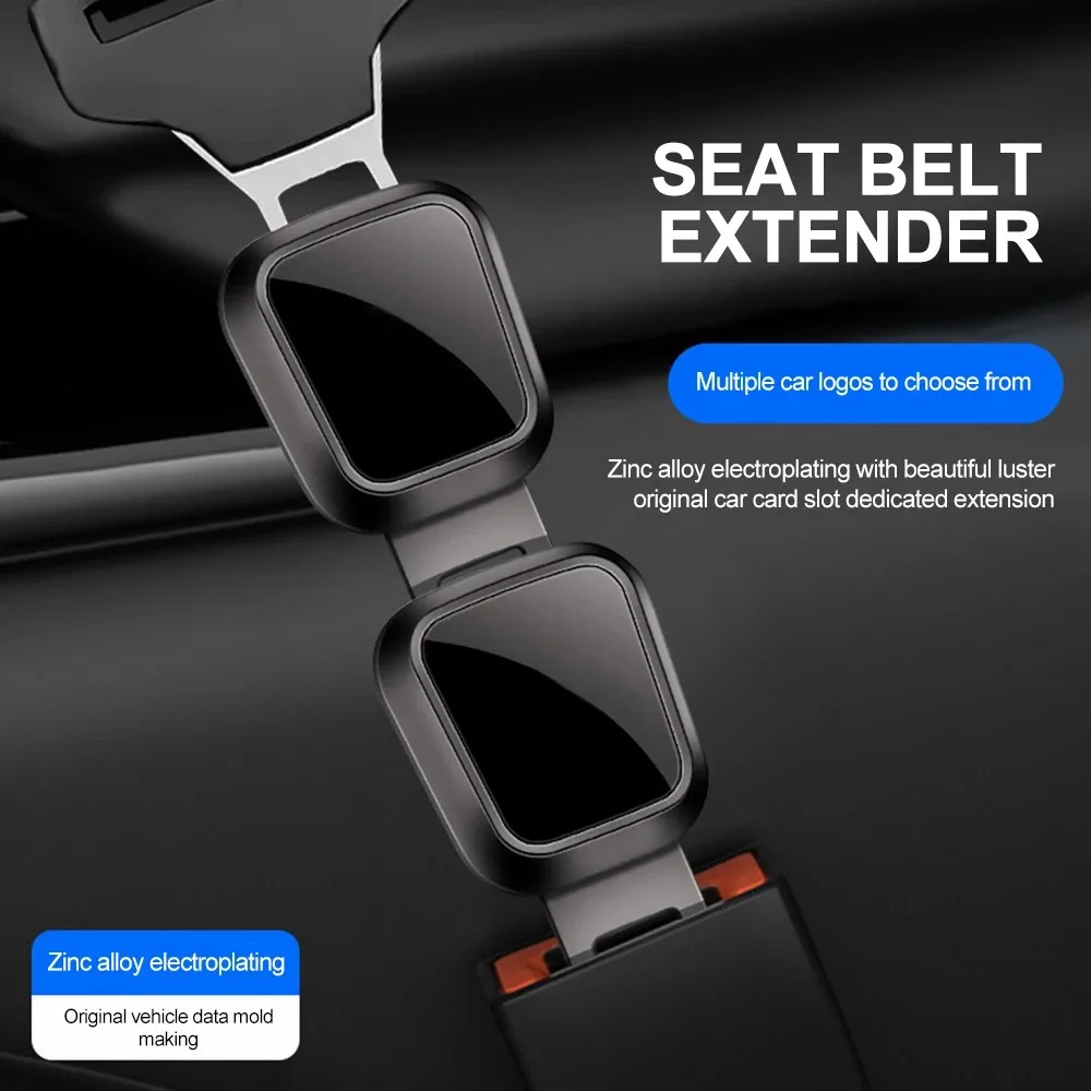 4/2/1PCS Car Seat Belt Clip Extender Safety Seatbelt Lock Buckle Plug Just plug and play Insert Socket Extender Safety Buckle