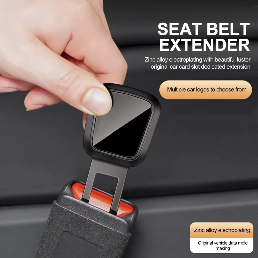 4/2/1PCS Car Seat Belt Clip Extender Safety Seatbelt Lock Buckle Plug Just plug and play Insert Socket Extender Safety Buckle