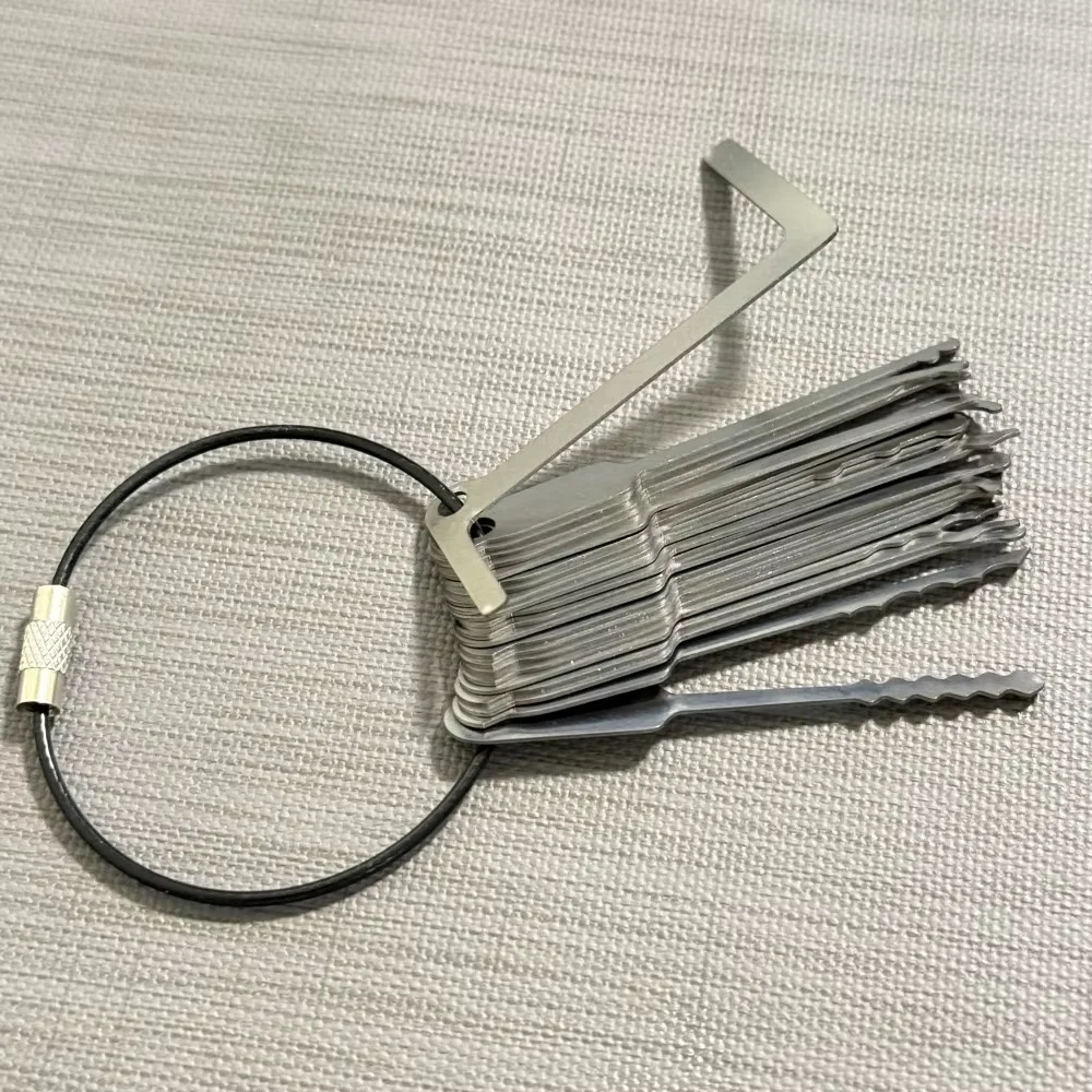 22 in 1 Universal Lock Key Set For PadLock Repairing Tools Locksmith Training Tools