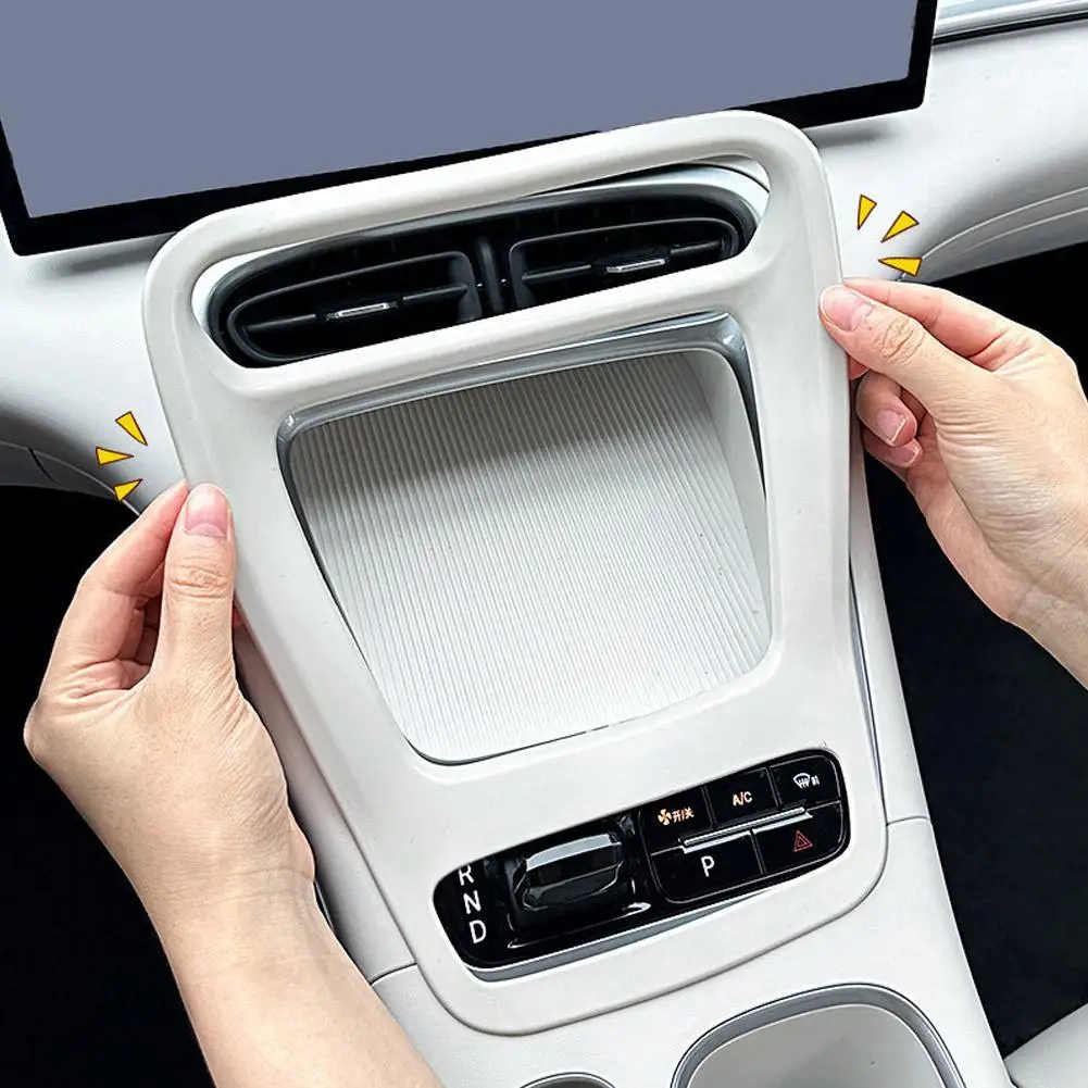 Silicone Center Control Panel Protective Mat For Geely EX2 Xingyuan Center Console Gear Shift Panel Silicone Mat Car Accessories