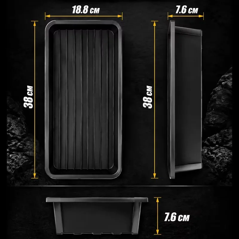 Under Seat Storage Box Universal Car Seat Bottom Organizer Box Removable Storage Box Gadget Case Universal Accessories