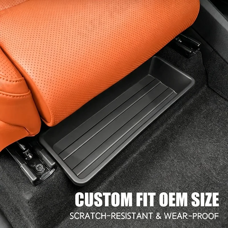 Under Seat Storage Box Universal Car Seat Bottom Organizer Box Removable Storage Box Gadget Case Universal Accessories