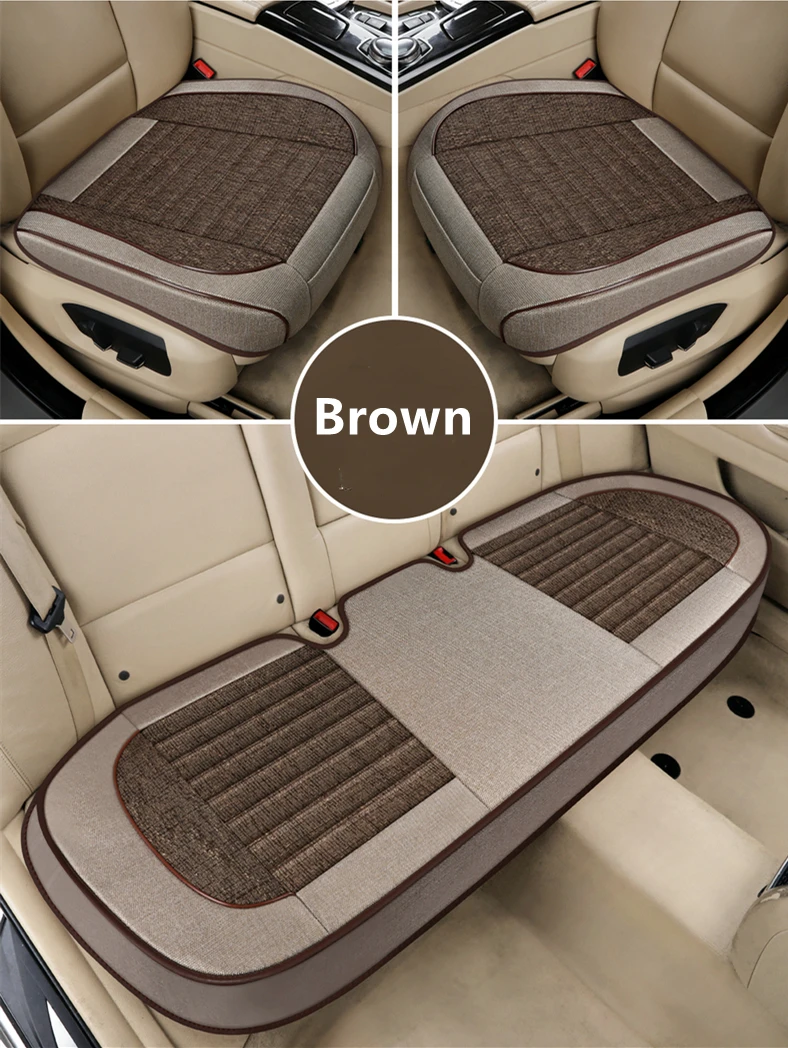 Car Seat Cushion Car Seat Protector Four Seasons Universal Car Seat Cushion Car Front Car Shape Interior Accessories Seat Cover