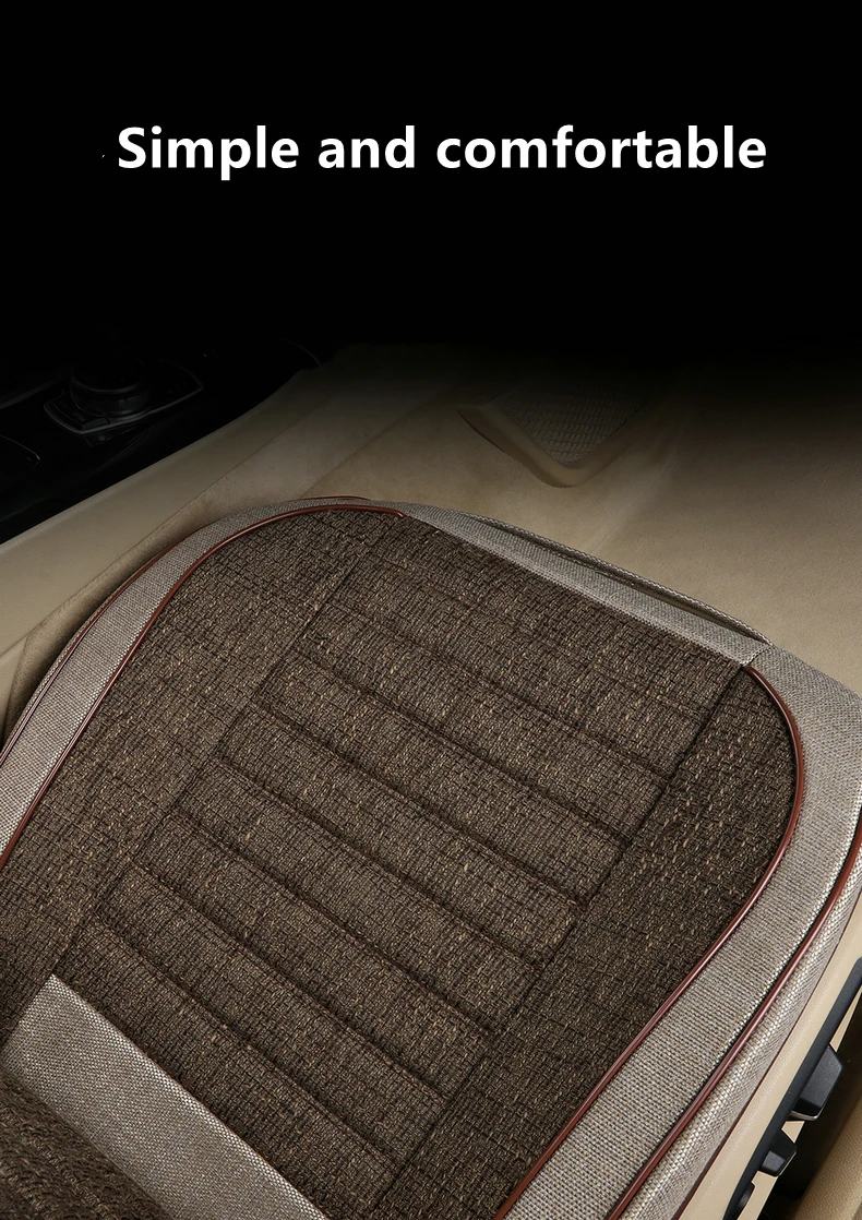 Car Seat Cushion Car Seat Protector Four Seasons Universal Car Seat Cushion Car Front Car Shape Interior Accessories Seat Cover