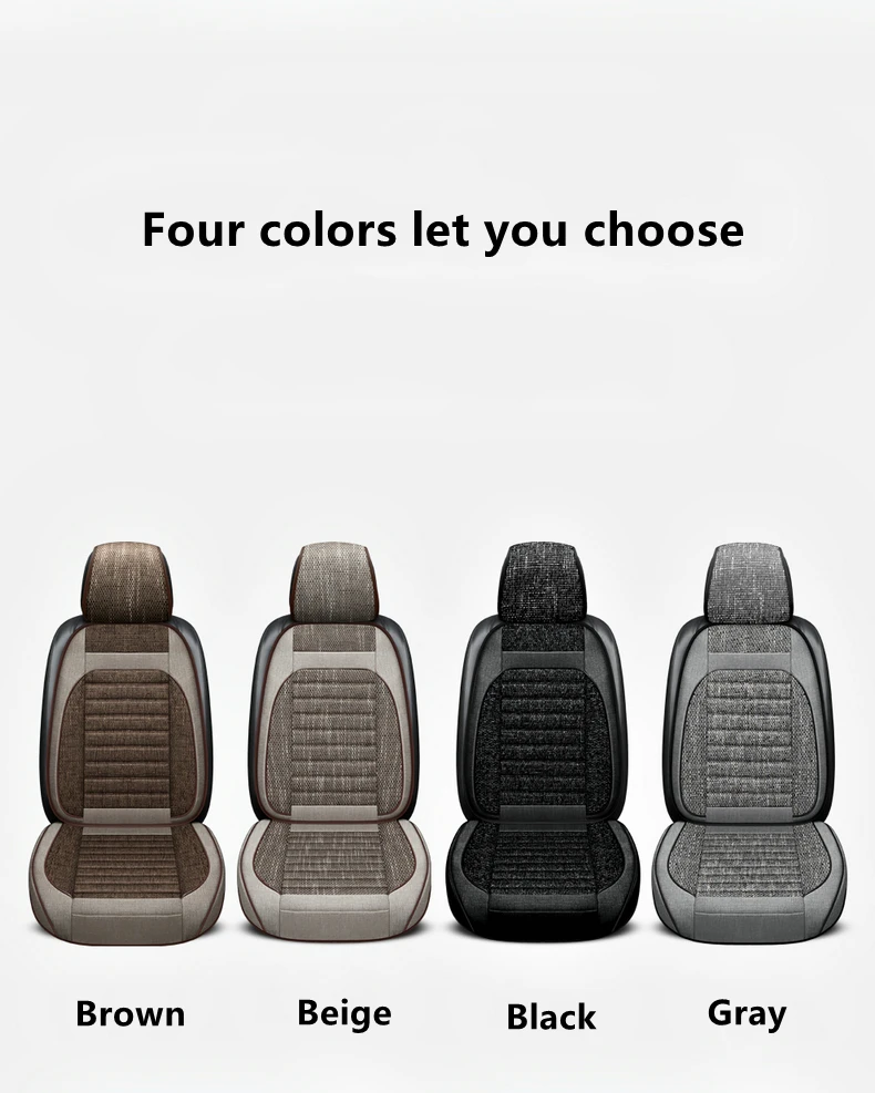 Car Seat Cushion Car Seat Protector Four Seasons Universal Car Seat Cushion Car Front Car Shape Interior Accessories Seat Cover