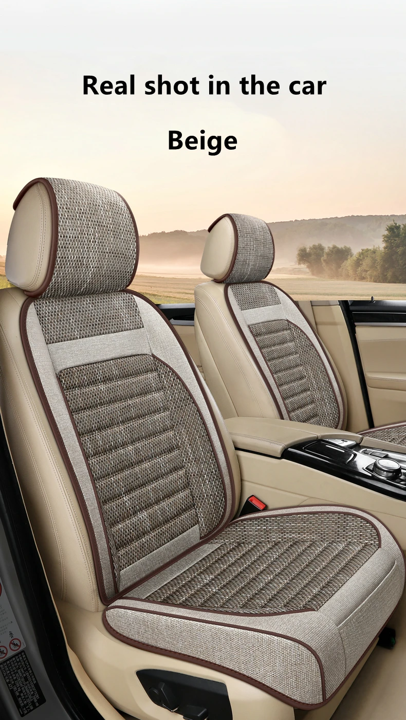 Car Seat Cushion Car Seat Protector Four Seasons Universal Car Seat Cushion Car Front Car Shape Interior Accessories Seat Cover