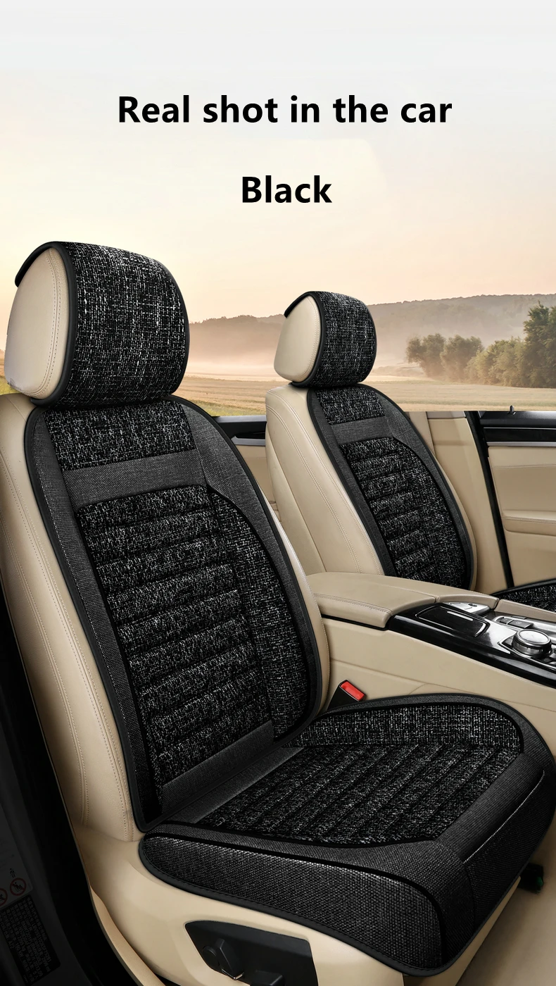 Car Seat Cushion Car Seat Protector Four Seasons Universal Car Seat Cushion Car Front Car Shape Interior Accessories Seat Cover