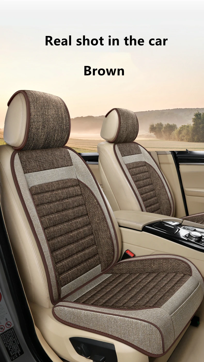 Car Seat Cushion Car Seat Protector Four Seasons Universal Car Seat Cushion Car Front Car Shape Interior Accessories Seat Cover