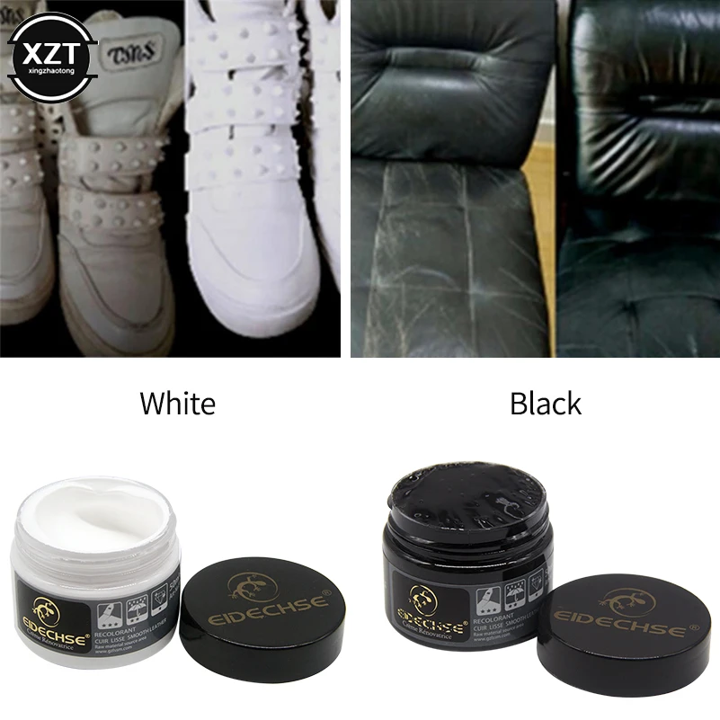 Car Leather Vinyl Repair Kit Leather Paint Cleaner for Auto Seat Sofa Leather Repair Coats Holes Scratch Cracks