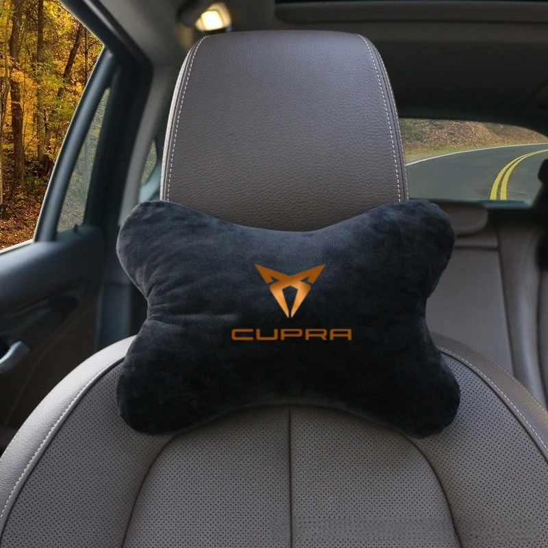 Car Seat Headrest Restraint Safety Head Neck Pillow For Seat CUPRA Born Formentor Tavascan e-Racer Leon Ateca UrbanRebel