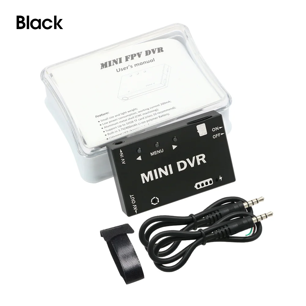 FPV Recorder Mini FPV DVR Module NTSC/PAL Switchable Built-in Battery Video Audio FPV Recorder for RC Models Racing FPV Drone