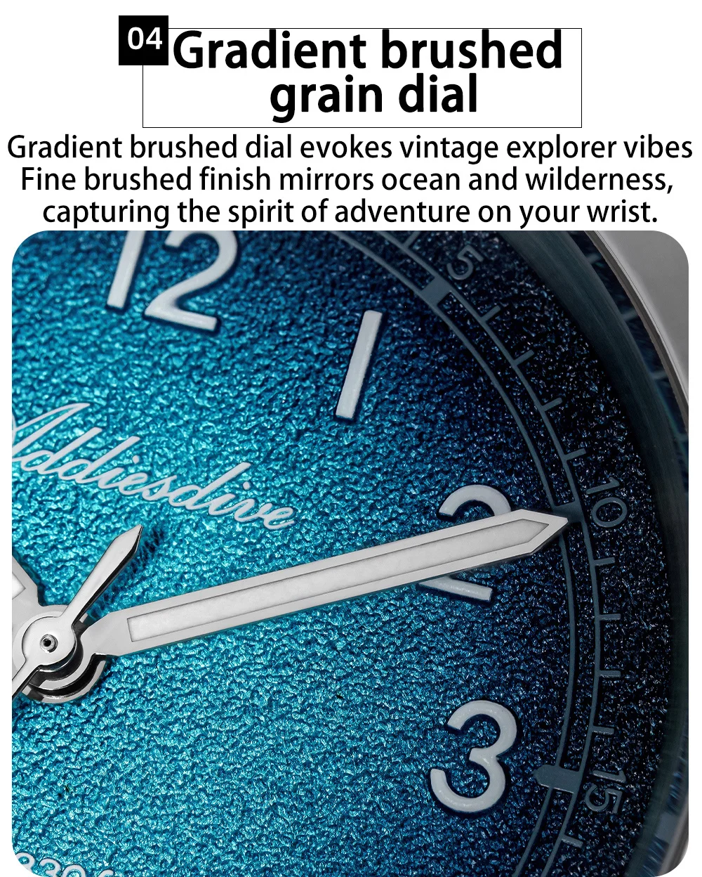 ADDIESDIVE 2026 New 36mm Men's Luxury Quartz Watch Sapphire Crystal 100m Water Resistance Super Luminous Stainless Steel Watch
