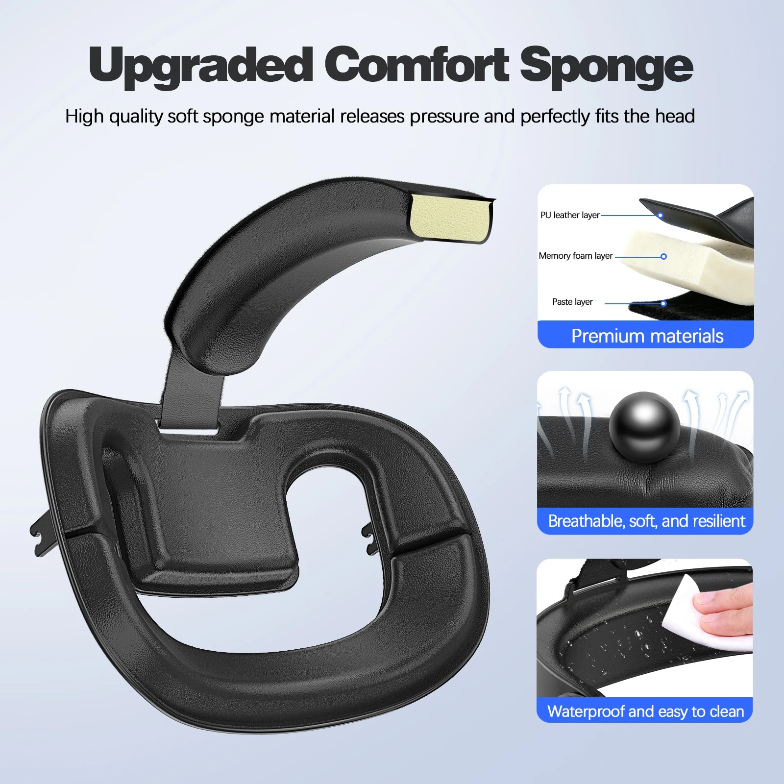 Adjustable Head Strap Mount for DJI Action 6/5Pro/4/3, Osmo Nano/360, Insta360 X5, Phone - POV Camera Holder for Outdoor Sports