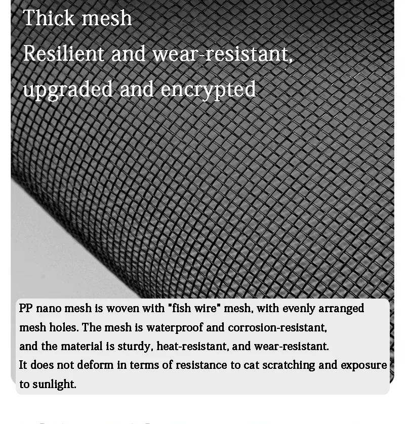 Black Side Opening Mosquito Proof Door Curtain, Magnetic Suction Design, Invisible Mosquito Proof, Self Installing Without Punch