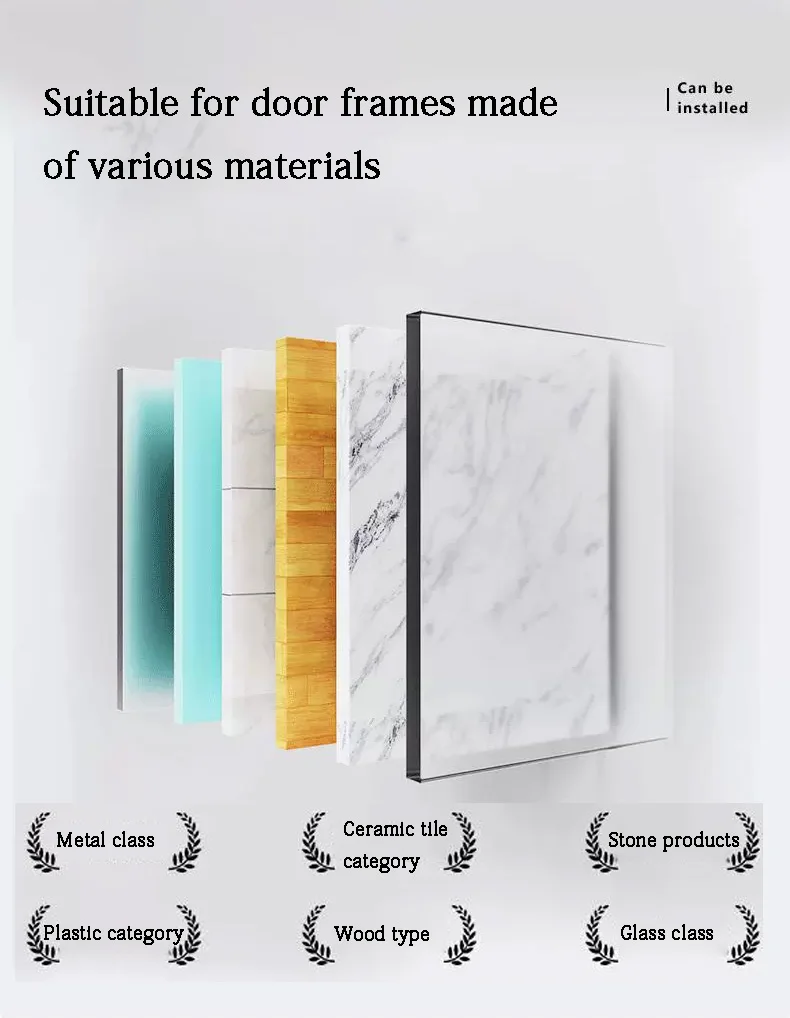 Black Side Opening Mosquito Proof Door Curtain, Magnetic Suction Design, Invisible Mosquito Proof, Self Installing Without Punch