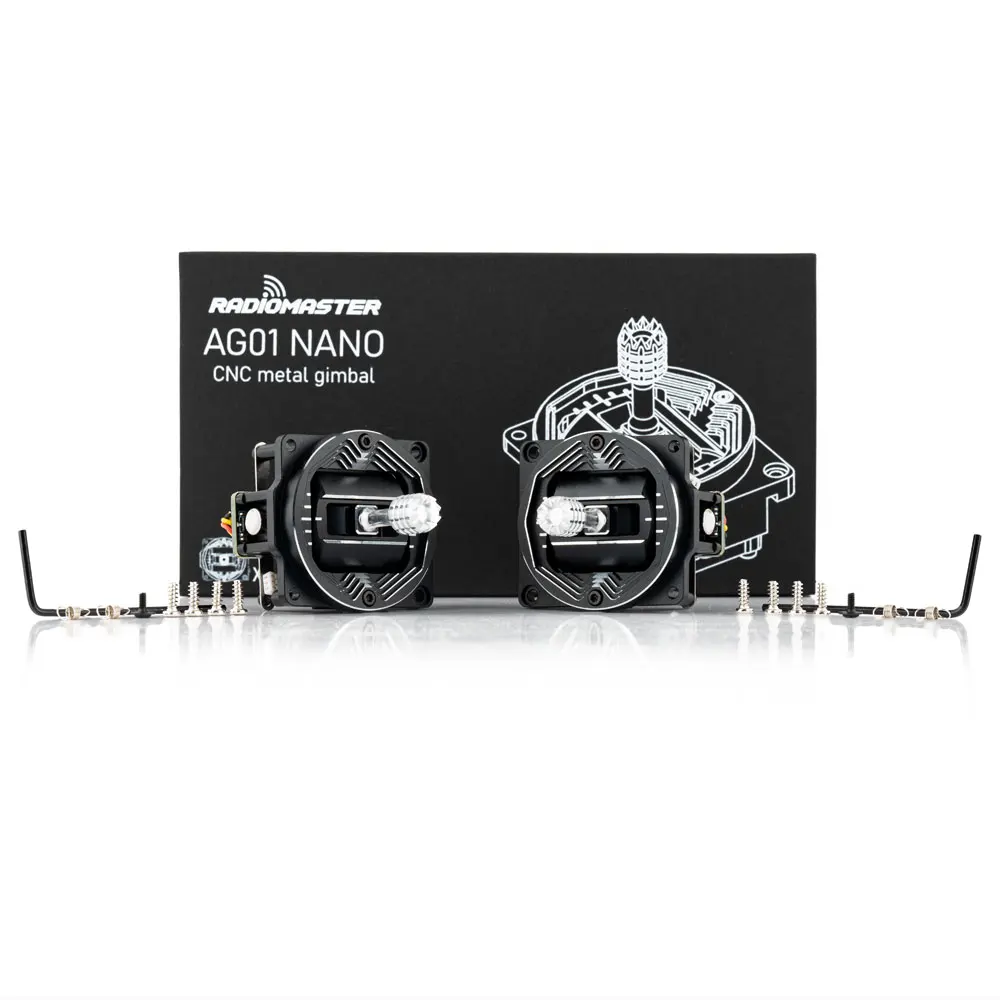 Radiomaster AG01 NANO CNC Hall Gimbals Set For Pocket
