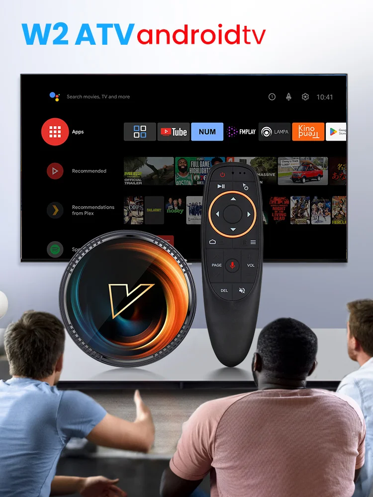 RockTek G2 NEXT S905X5M-J Google TV BOX Netflix Google Certified G2 Amlogic S905X4-K 4G 64G Support DTS Dolby Audio Dolby Vision