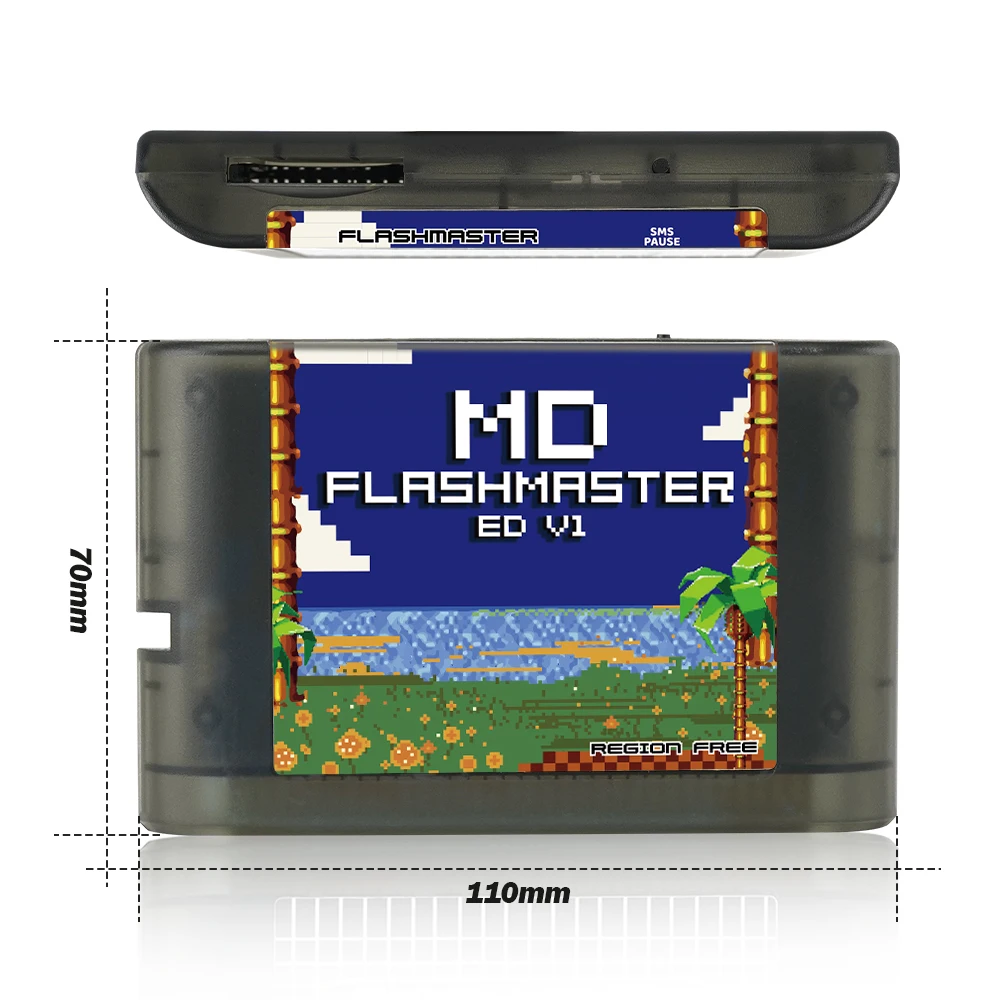 New 4000 In 1 Game Cartridge For Mega Drive MD Game Cassette With 8GB TF Card For Genesis Retro Game Console