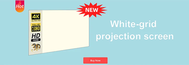 VEIDADZ Projector Screen With Stand Foldable White Wrinkle-Free 60-120 inch 16:9 Screen With Bag for Home Theater Indoor Outdoor