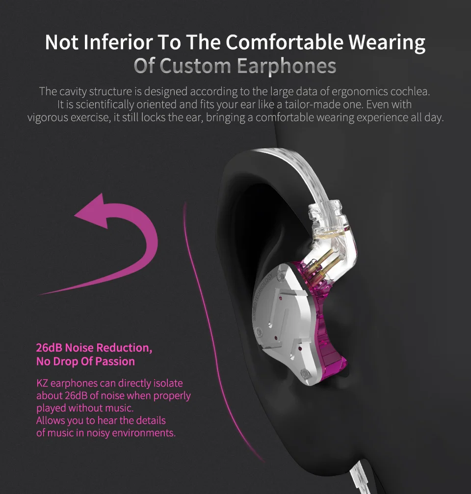 KZ ZS10 Pro Metal Headset 4BA+1DD Hybrid 10 drivers HIFI Bass Earbuds In Ear Monitor Headphones Sport Noise Cancelling Earphones