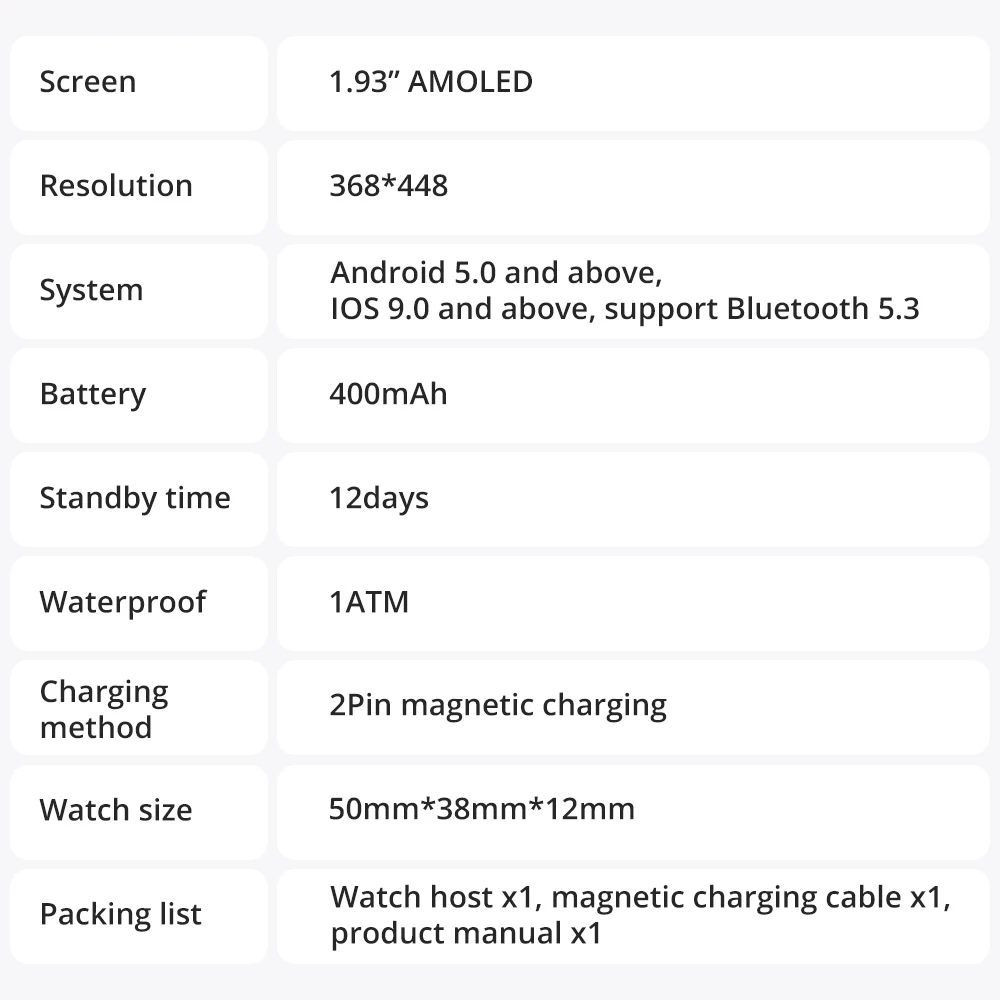 New COLMI P86 1.93" AMOLED Smartwatch Men Health Manager Bluetooth Call IP68 Waterproof Smart Watch Women For Xiaomi iOS Phone