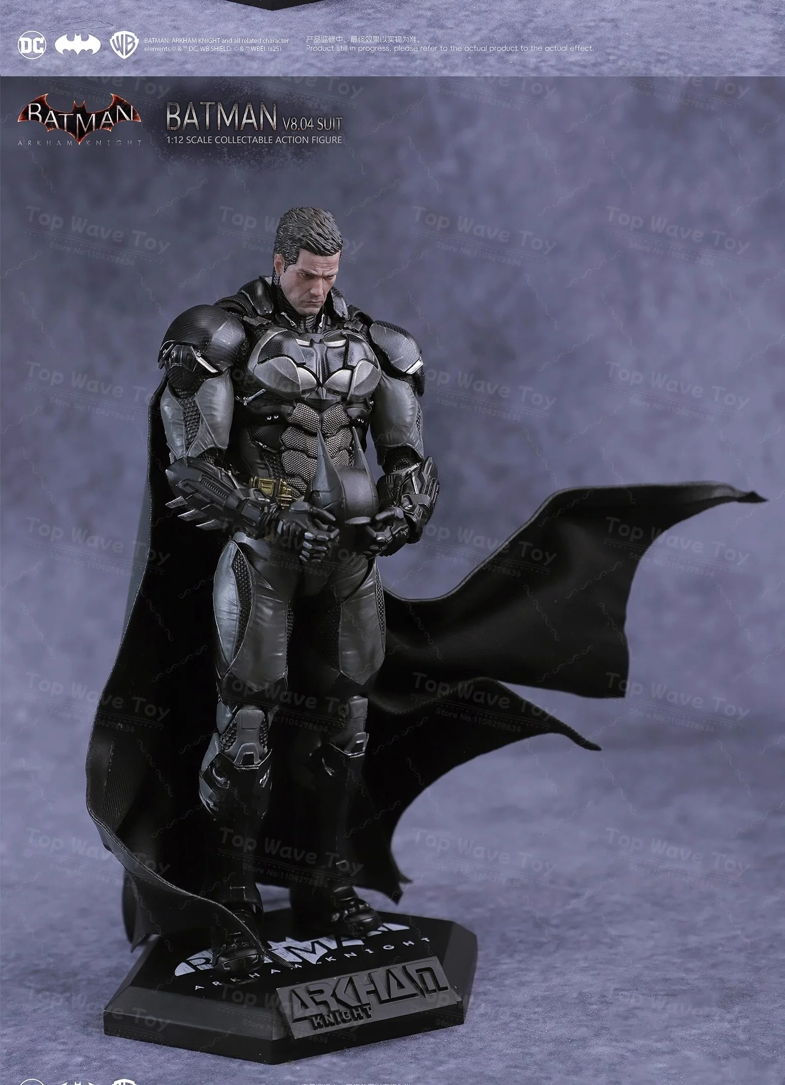 2026 New Stock Batman Arkham Knight Action Figure LPZZ UPF1/12 Scale Soldier Warrior Edition Batman Full Set 6-inches Model Toys