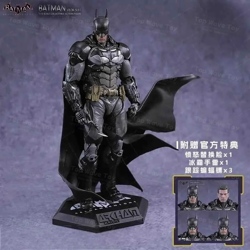 2026 New Stock Batman Arkham Knight Action Figure LPZZ UPF1/12 Scale Soldier Warrior Edition Batman Full Set 6-inches Model Toys