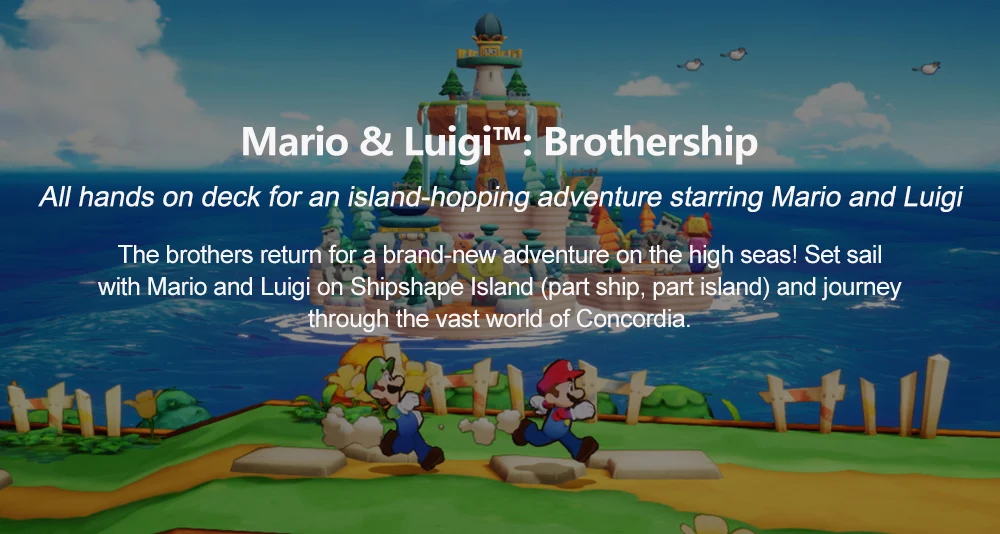 Mario Luigi Brothership Nintendo Switch Game Deals 100% New Physical Game Card Action Genre for Nintendo Switch Game Console