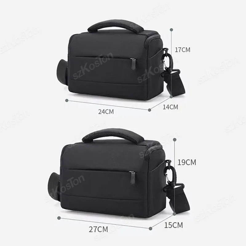 DSLR Camera Bag Handbags Nylon Shoulder Bag Camera Case Portable Cameras Bag for Sony Nikon Canon Panasonic Fuji SLR Camera