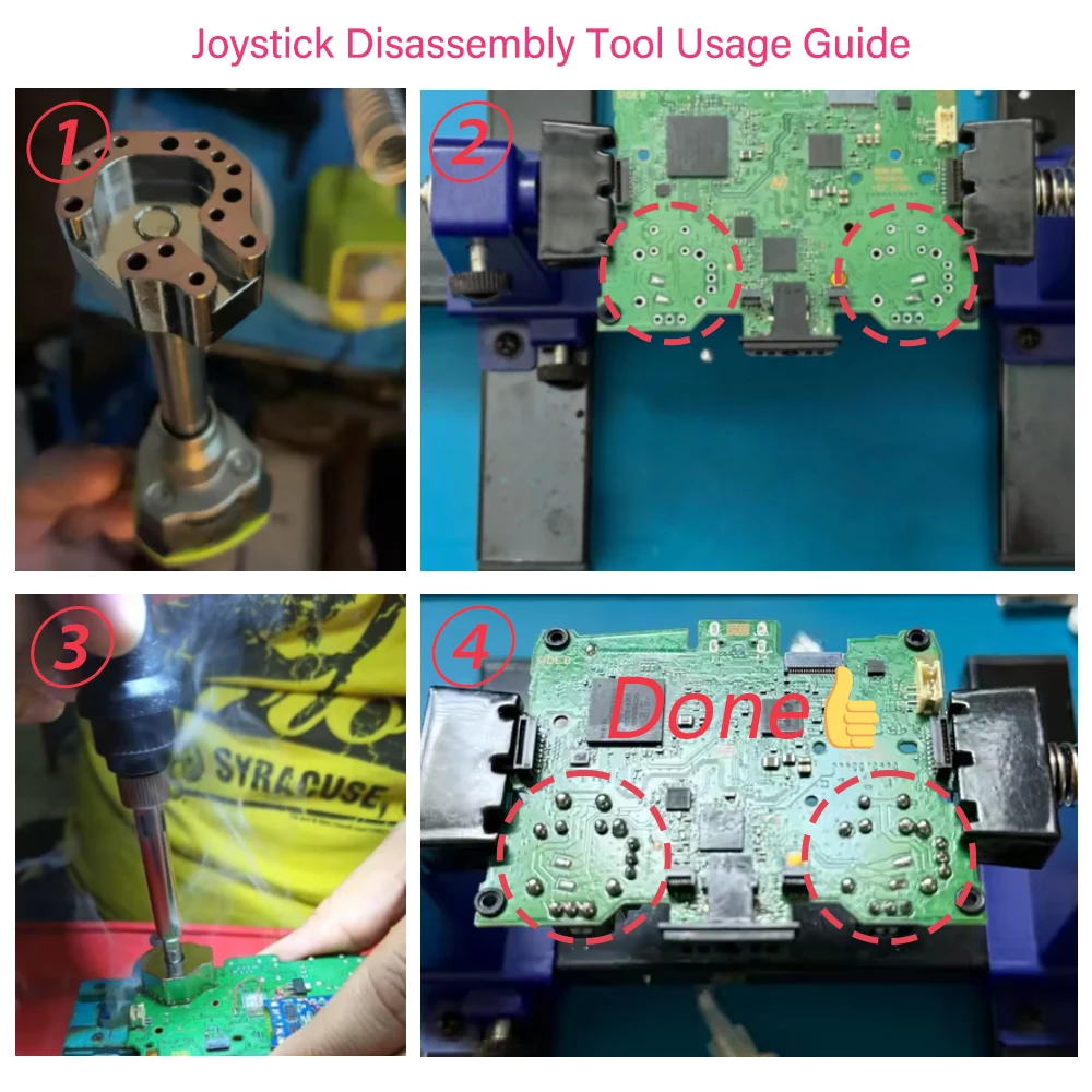Joystick Disassembly Tool Removable Joystick Soldering Iron Tip T12 C245 936/900M 203/200 Heating Core Xbox PS4 PS5 Switch Pro