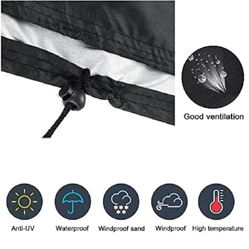 Amberr Billiard Pool Table Cover,Waterproof Cover for Pool Table Snooker Billiard Table 7/8/9 Foot Fitted,Only Cover