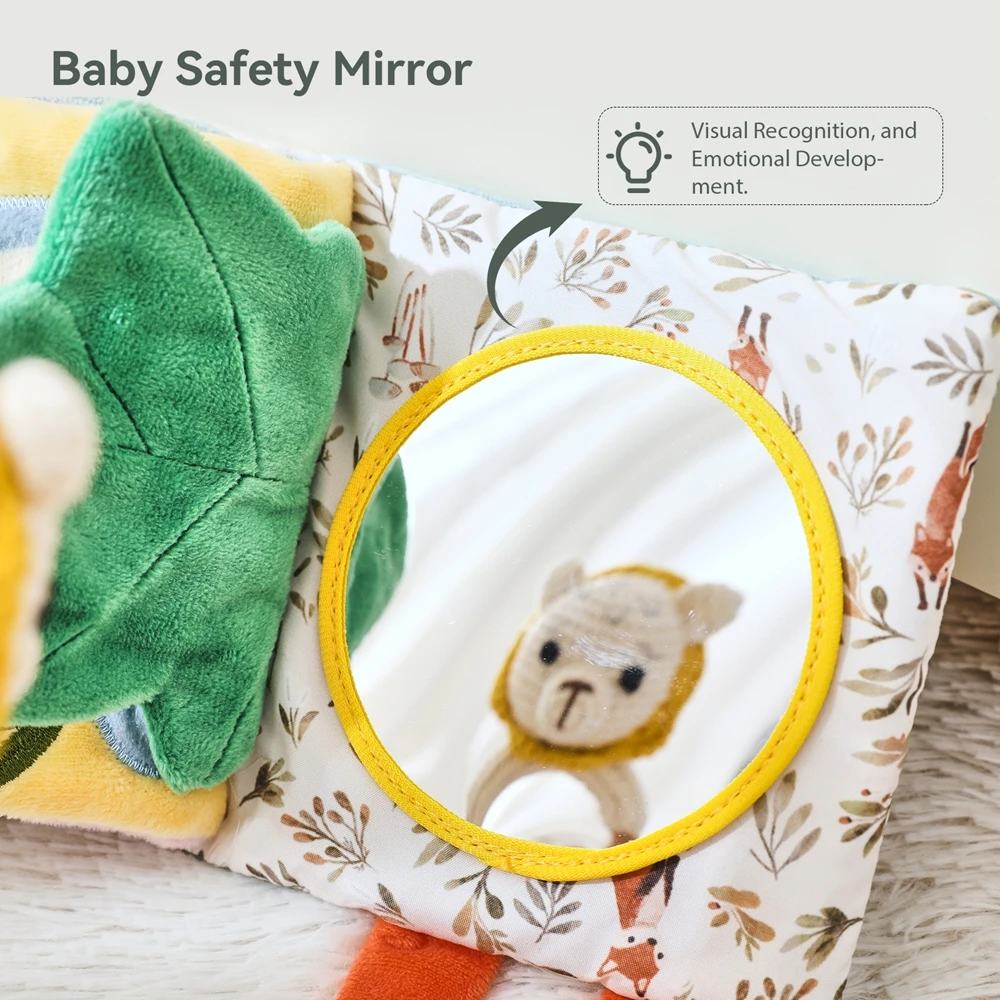 Baby Toys Cloth Book Infant Early Educational 0 12 Months Baby Sensory Toys Soft Books Toys Fluffy Cartoon Elephant Books Gifts