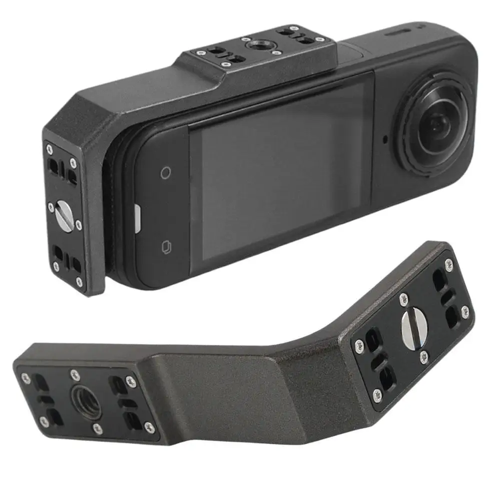 Horizontal-vertical L-shaped Bracket for Insta360 X5 Quick-release Mount with 1/4 Interface for Insta360 X5/X4/X3 Accessories