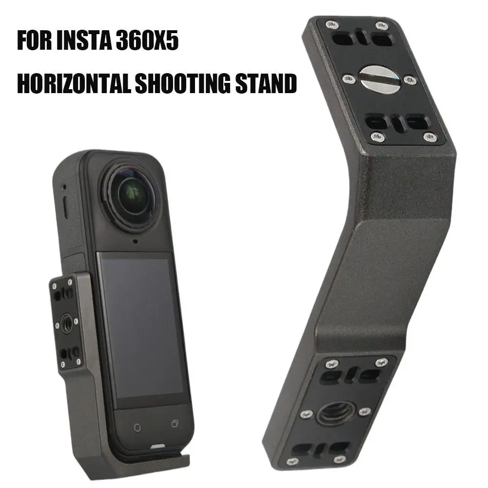 Horizontal-vertical L-shaped Bracket for Insta360 X5 Quick-release Mount with 1/4 Interface for Insta360 X5/X4/X3 Accessories