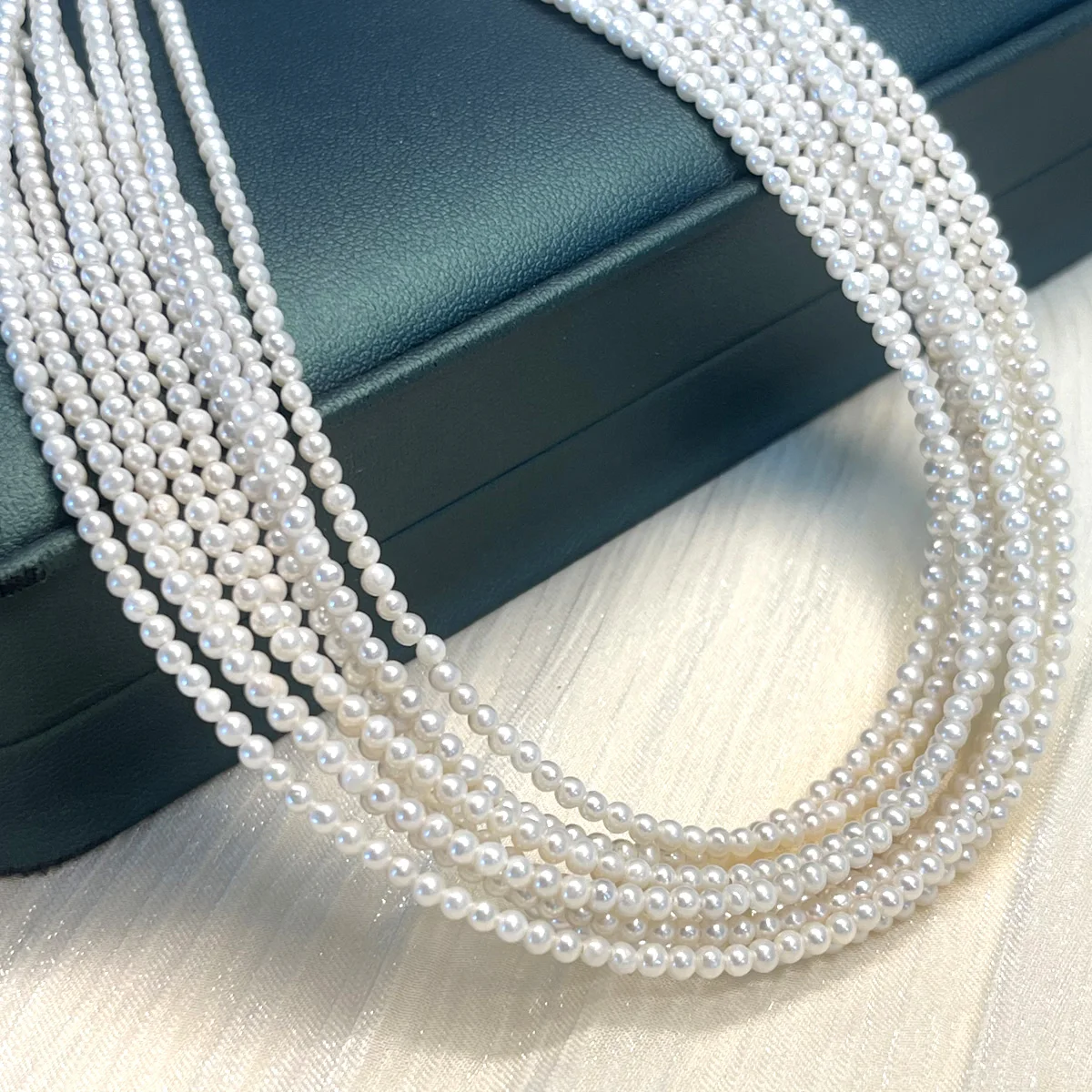 AAA 2-3mm High Quality Near-round Beads Exquisite Natural Freshwater Pearls for Jewelry Making DIY Necklace Bracelet Accessories