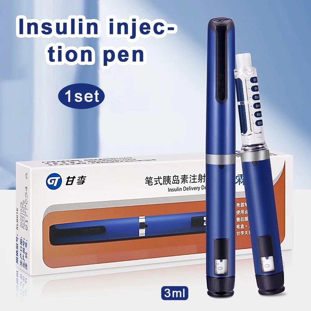 Portable Insulin Injection Pen Novo Nord Ganli 3ml Insulin Glargine Insulin Lilly Syringe Sanofi Gear Adjustment Pen