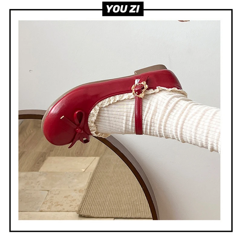 2026 Spring Cute Women Flats Round Toe Ladies Casual Ballet Shoes Comfort Soft Leather Dress Ballerinas Shoes