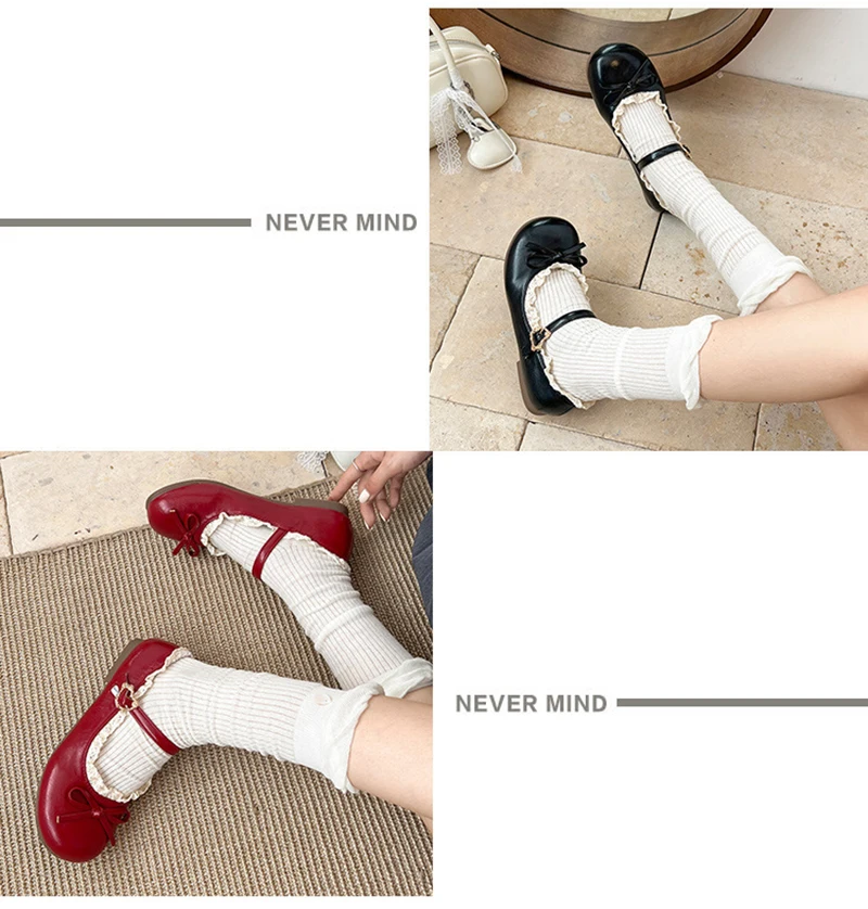 2026 Spring Cute Women Flats Round Toe Ladies Casual Ballet Shoes Comfort Soft Leather Dress Ballerinas Shoes