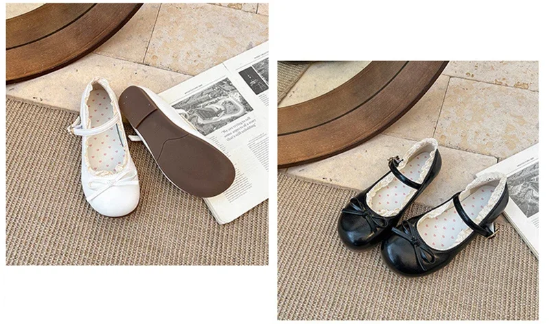 2026 Spring Cute Women Flats Round Toe Ladies Casual Ballet Shoes Comfort Soft Leather Dress Ballerinas Shoes