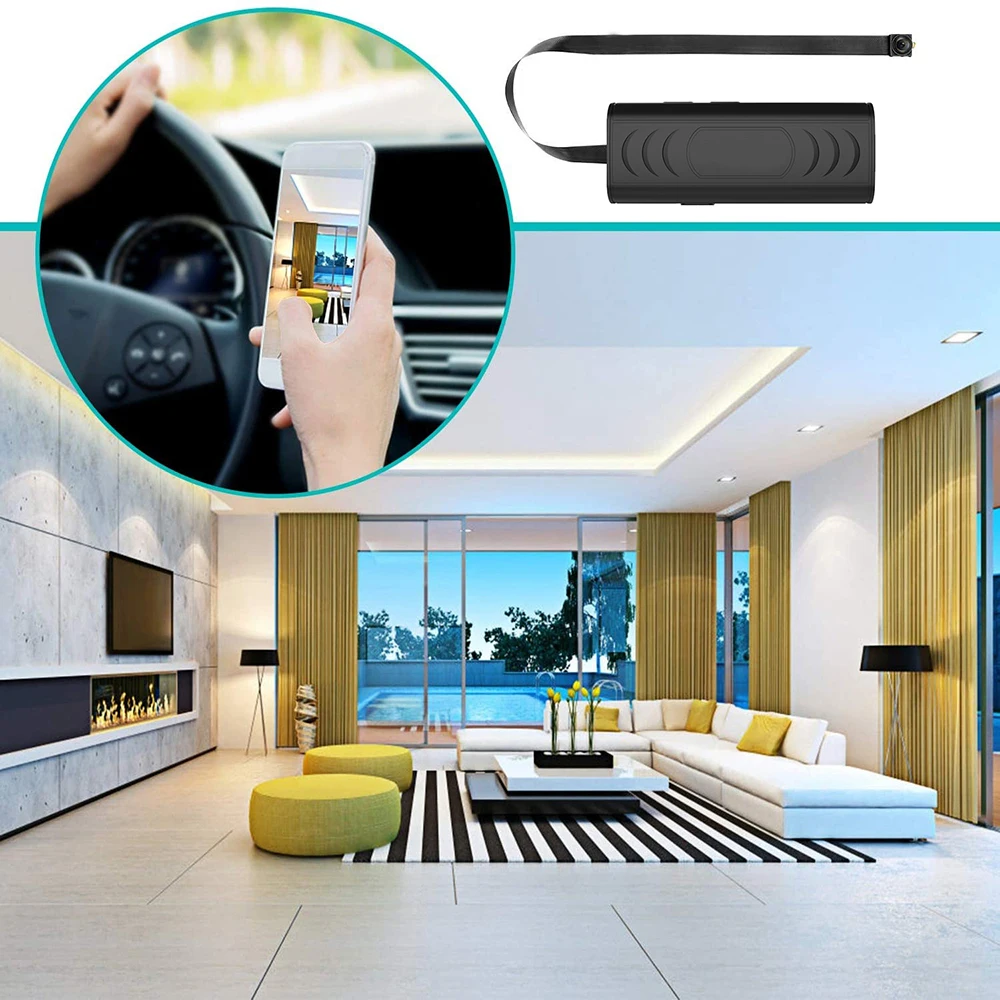 Mini Portable Remote WIFI Camera Small Compact Portable Surveillance Cam for Home Security