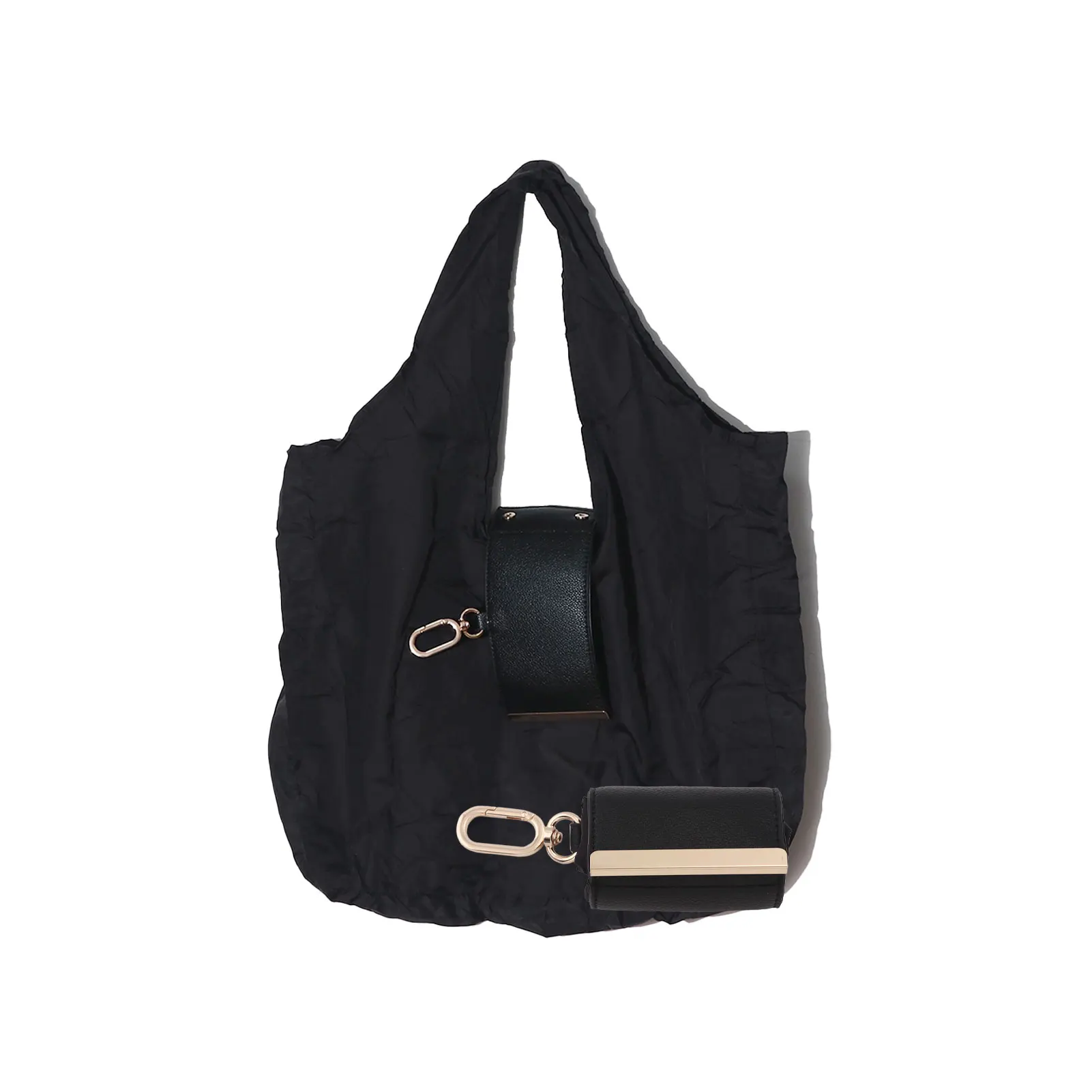 Creative Simple Storage Cloth Bag Large Capacity Eco-friendly Shopping Bag Keychain Practical Bag Charm Unique Accessory Gift