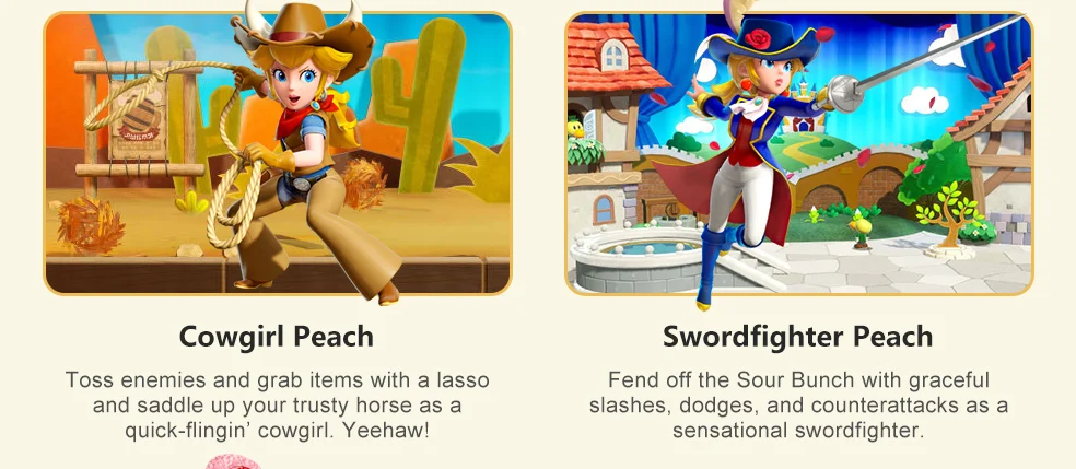 Princess Peach : Showtime! Nintendo Switch Game Deals 100% New and Original Physical Game Card 1 Player Game for Nintendo Switch