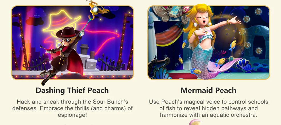 Princess Peach : Showtime! Nintendo Switch Game Deals 100% New and Original Physical Game Card 1 Player Game for Nintendo Switch