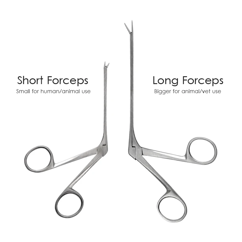 Ear Wax Pick Tongs Earwax Remover Micro Alligator Crocodile Forceps Earpick Nose Operational Cleaner Clip Tweezers Tool